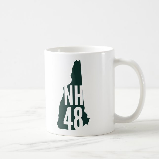 Caneca de café dos pés de página de New Hampshire (Direita)