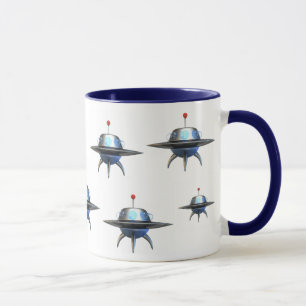 Caneca de café dos pires de vôo