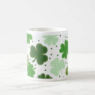 Caneca De Café Dos trevos dia do St. Patricks Galore-