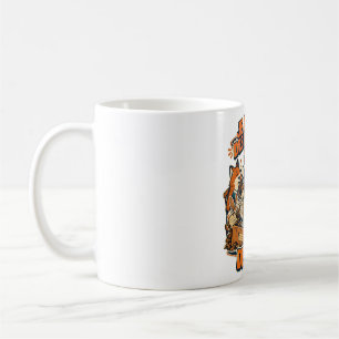 Caneca De Café Dossiers de 2019 - guaxinim arqueólogo