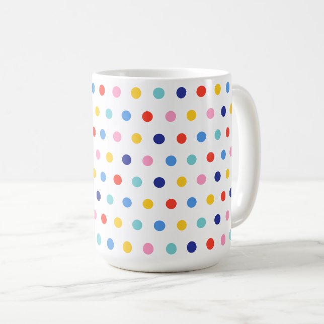 Caneca De Café Dot Delight Candy (Frente Esquerda)