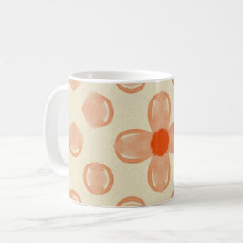 Caneca De Café Dot Florals