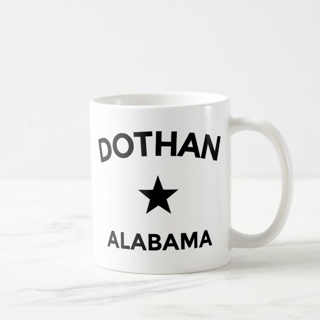 Caneca De Café Dothan Alabama Mug (Direita)