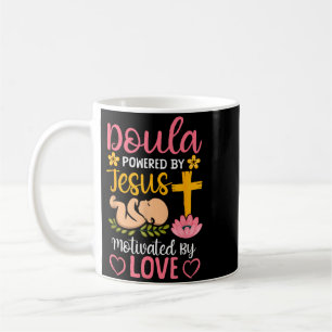 Caneca De Café Doula Trabalhador de Nascimento Jesus Fé Doula Cri