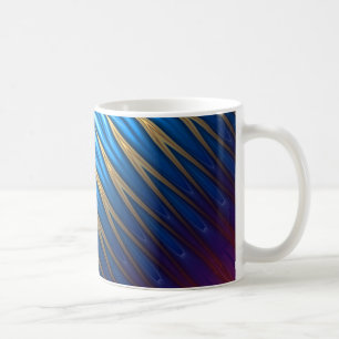 Caneca De Café Dourada da Cordilha Azul