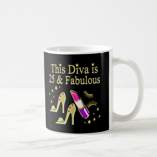 CANECA DE CAFÉ DOURADO 25 E FABULOSO DESIGN DIVA (Direita)