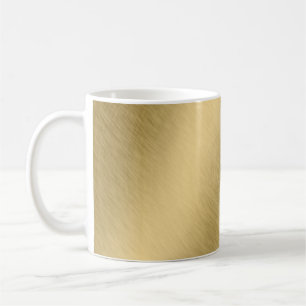 Caneca De Café Dourado metal escovado fundo ou textureabstrato,a