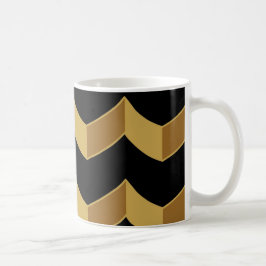 Caneca De Café Dourado negro