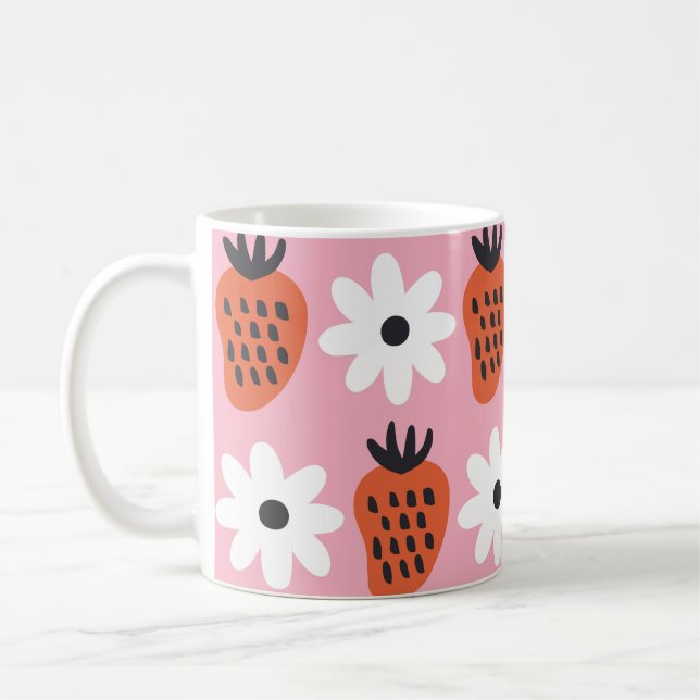 Caneca De Café Dourado neon, luzes abstrato coloridas. (Esquerda)