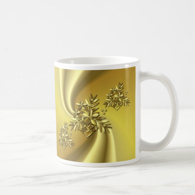 Caneca De Café Dourado puro (Direita)
