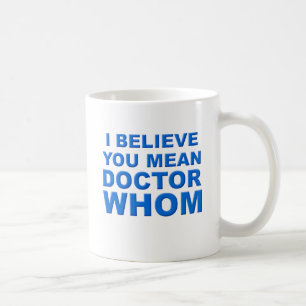 Caneca De Café Doutor Cuja Cama Engraçada