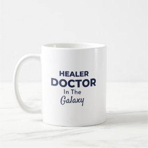 Caneca De Café Doutor Curandeiro na Tipografia da Galáxia Design
