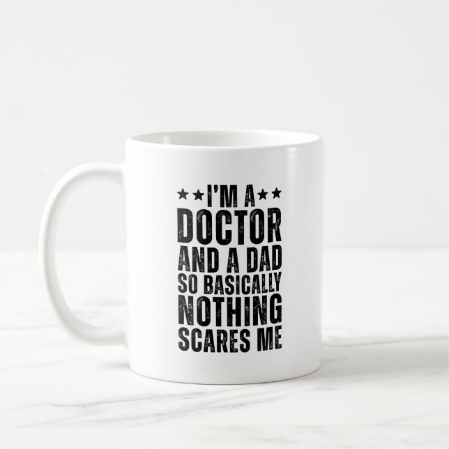 Caneca De Café Doutor E Um Pai Engraçado (Esquerda)