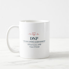 Caneca De Café Doutor em Prática de Enfermagem Nome Personalizado