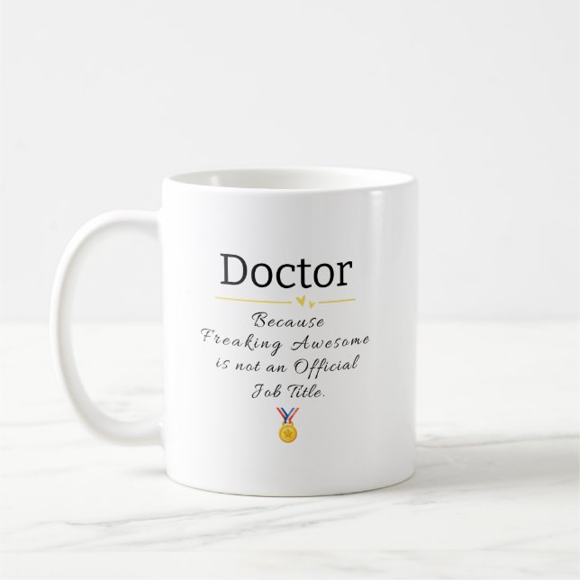 Caneca De Café Doutor Engraçado Cargo Café Mug (Esquerda)