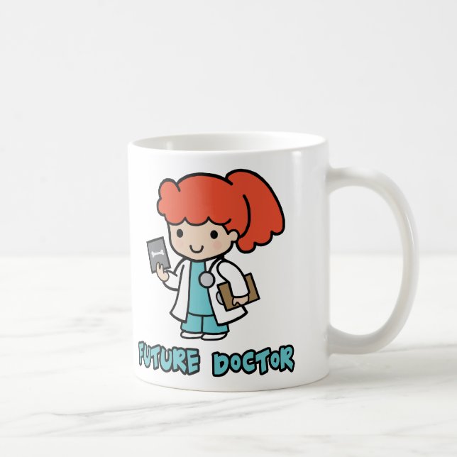Caneca De Café Doutor (menina) (Direita)