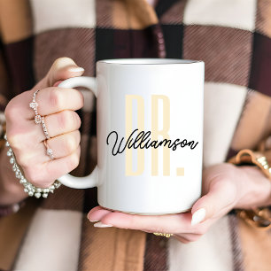Caneca De Café Doutora Mug Personalizada, Presentes de Graduação