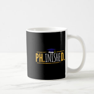 Caneca De Café Doutorado concluído presente engraçado de formatur