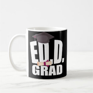 Caneca De Café Doutorado EdD Doutorado Graduação Oferece Café Mug