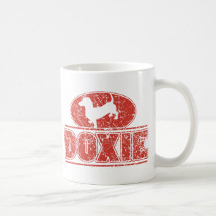 Caneca De Café DOXIE-in-Circle-Distress