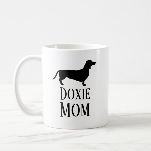 Caneca De Café Doxie Mãe (Esquerda)