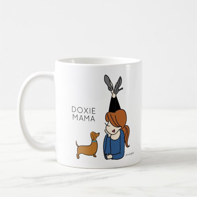 Caneca De Café Doxie Mama Coffee Mug (Esquerda)