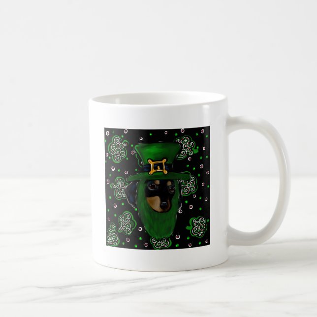 Caneca De Café Doxie St. Patty (Direita)