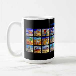 CANECA DE CAFÉ DOZE TRIBOS DE ISRAEL
