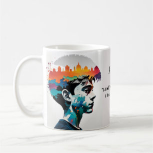 Caneca De Café Dr. Anders Osborne Doutora. Cotação positiva ADHD 