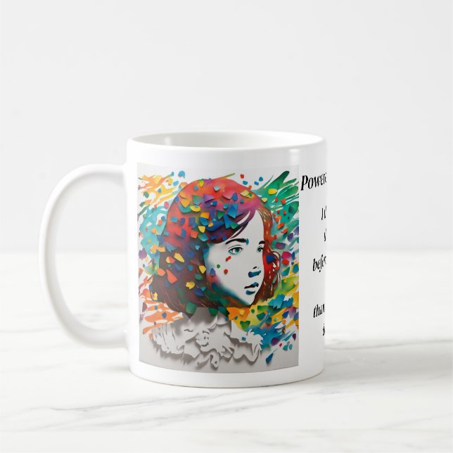 Caneca De Café Dr.Anders Osborne Ph.D. - Citação Positiva de ADHD (Esquerda)