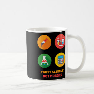 Caneca De Café Dr. Anthony Fauci Confie na Ciência Não em Loucos