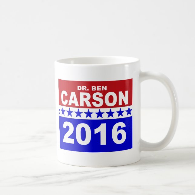 Caneca De Café Dr. Ben Carson 2016 (Direita)