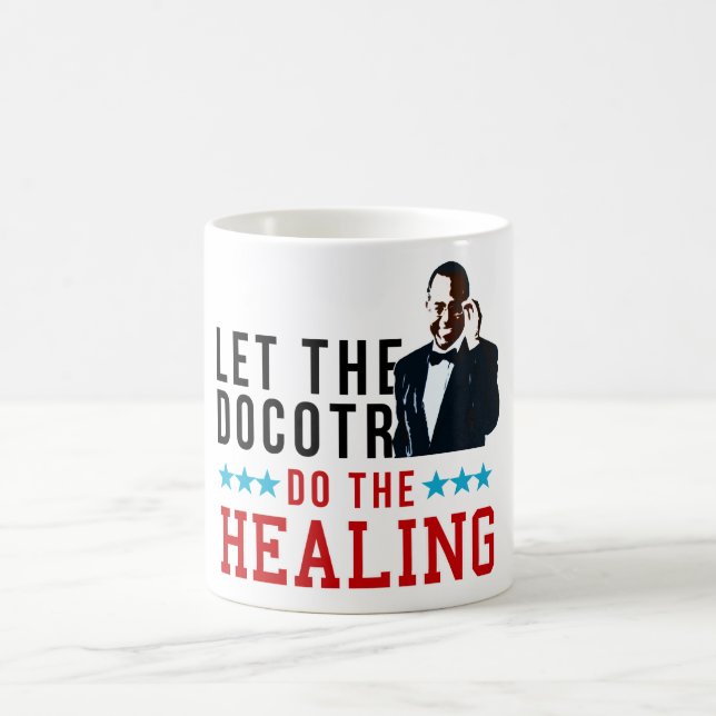 Caneca De Café Dr. Ben Carson - deixe o doutor fazer a cura (Centro)