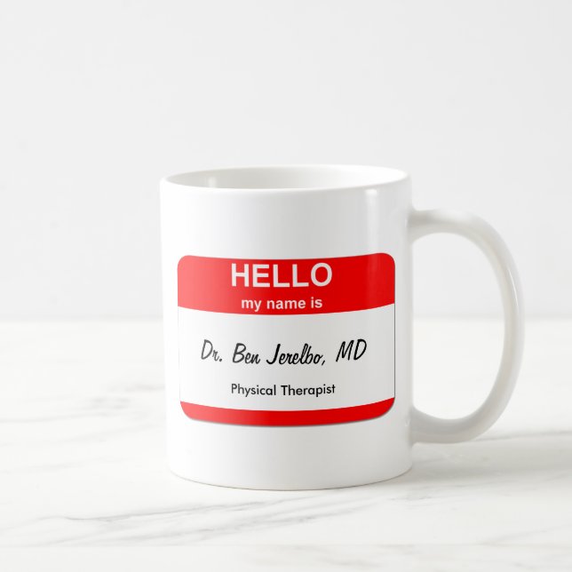 Caneca De Café Dr. Ben Jerelbo, DM (Direita)
