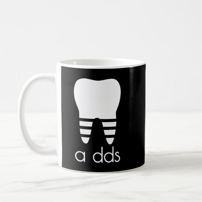 Caneca De Café Dr. Dentist a DDS Dental Student Engraçado Humor G (Esquerda)