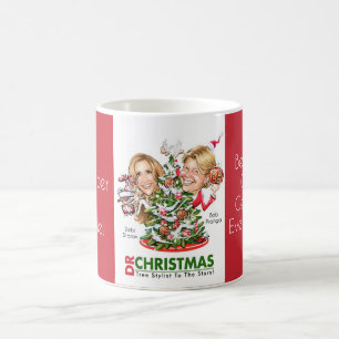 Caneca De Café Dr. Fan de Natal