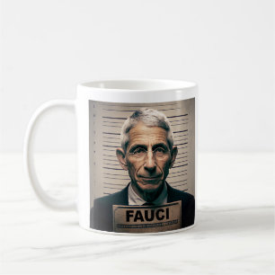 Caneca De Café Dr. Fauci Mugshot