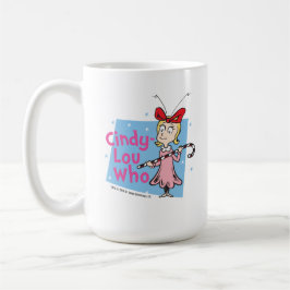 Caneca De Café Dr. Seuss | Cindy-Lou Who - Candy Cane