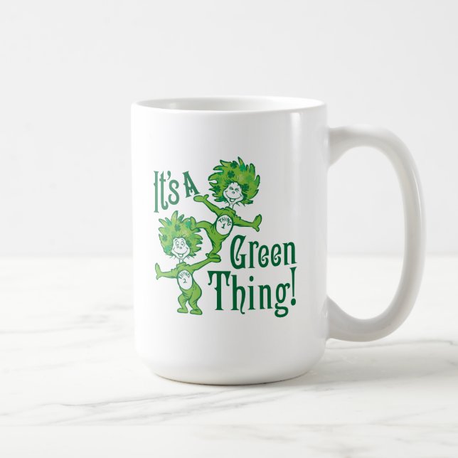 Caneca De Café Dr. Seuss | É uma coisa verde! (Direita)
