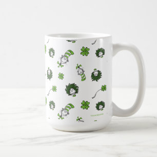 Caneca De Café Dr. Seuss   Gato no Chapéu de Trevo