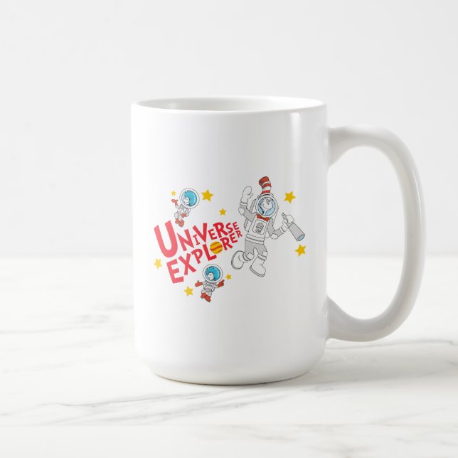 Caneca De Café Dr. Seuss | Gato no Explorador do Universo do Chap (Direita)