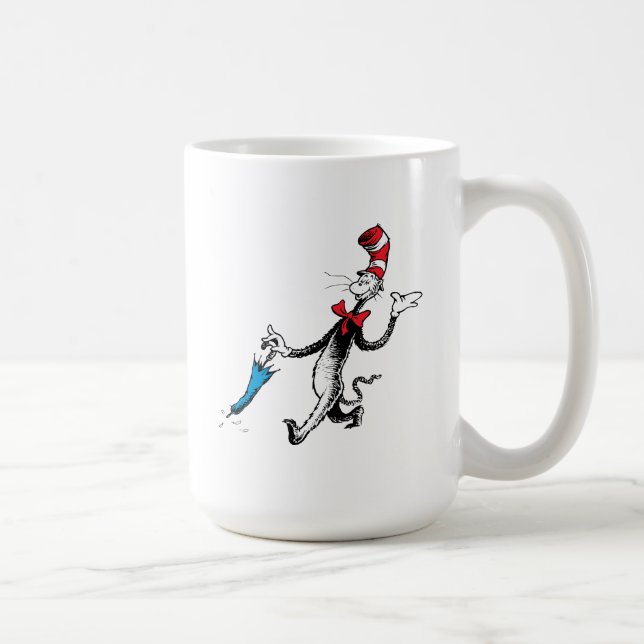 Caneca De Café Dr. Seuss | O Gato no Chapéu Caminhada de Guarda-c (Direita)