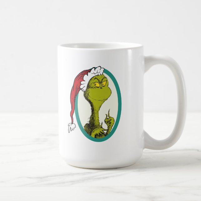 Caneca De Café Dr. Seuss | O Grinch (Direita)