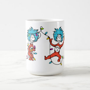 Caneca De Café Dr. Seuss O Grinch Coisa 1 e Coisa 2 Dançando