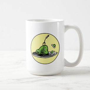Caneca De Café Dr. Seuss   Ovos Verdes e Ícone De Pressão