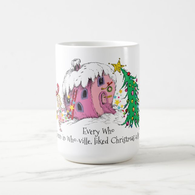 Caneca De Café Dr. Seuss | Todos os que gostavam de Christma em W (Centro)