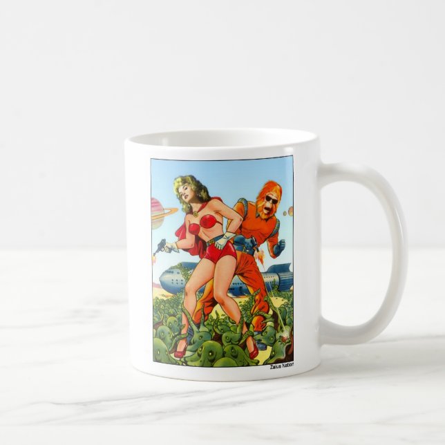 Caneca De Café Dr. Zaius e Germana gregários (Direita)