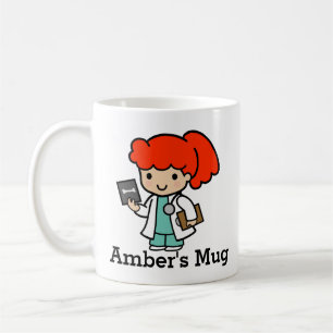 Caneca De Café Dra. Rapariga com Xray