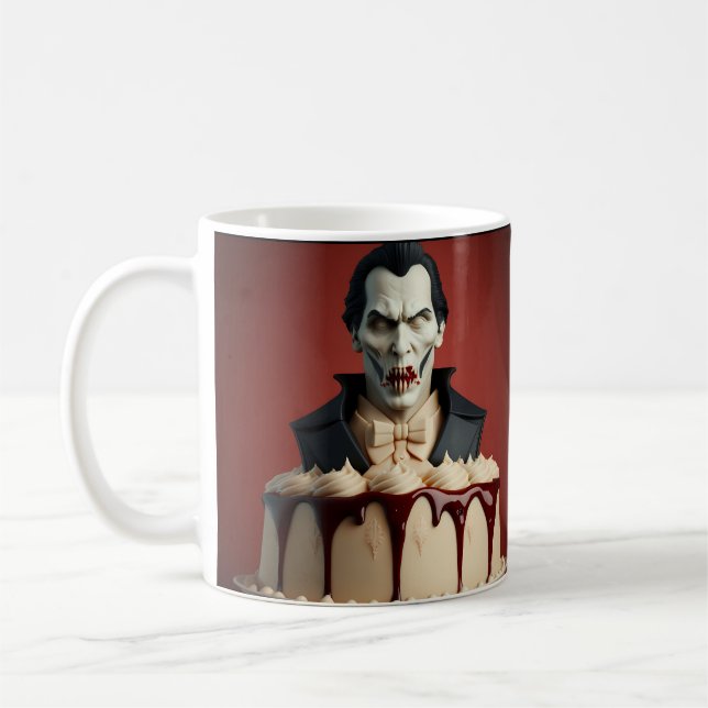 Caneca De Café Dracula Vampiro Preso (Esquerda)
