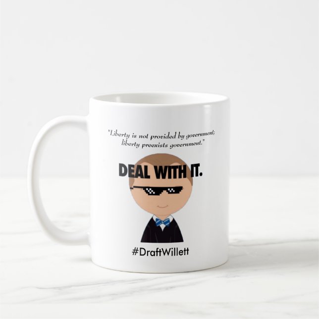 Caneca De Café #DraftWillett (Esquerda)